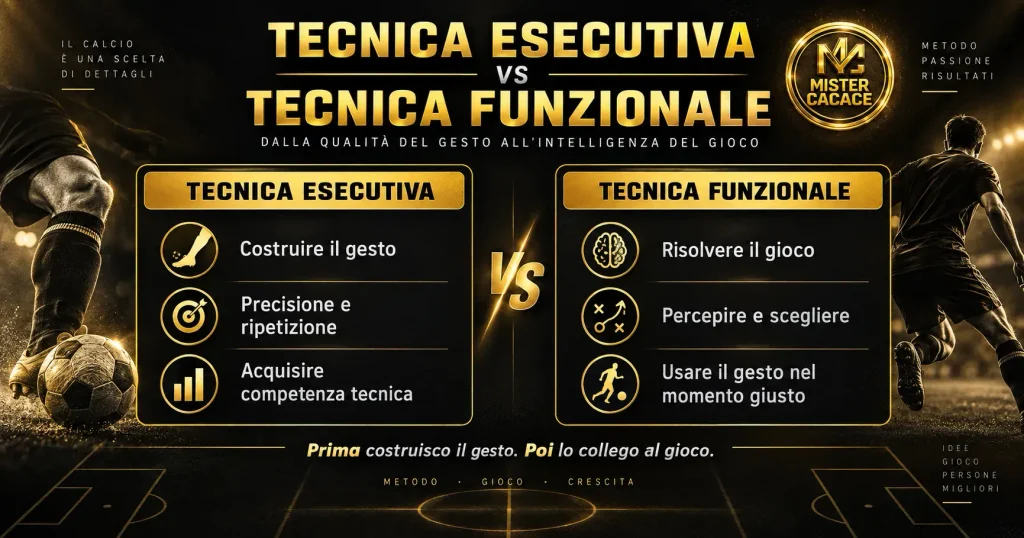Tecnica esecutiva vs tecnica funzionale – Mister Cacace