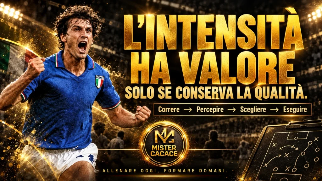 Marco Tardelli e il principio intensità, percezione, scelta ed esecuzione nel ruolo del centrocampista
