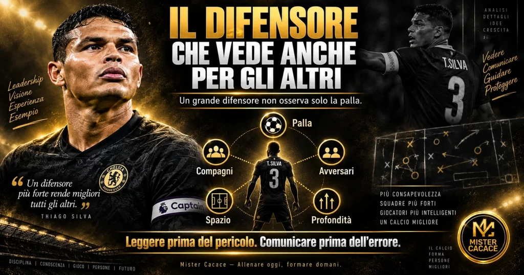 Thiago Silva e la lettura del difensore centrale