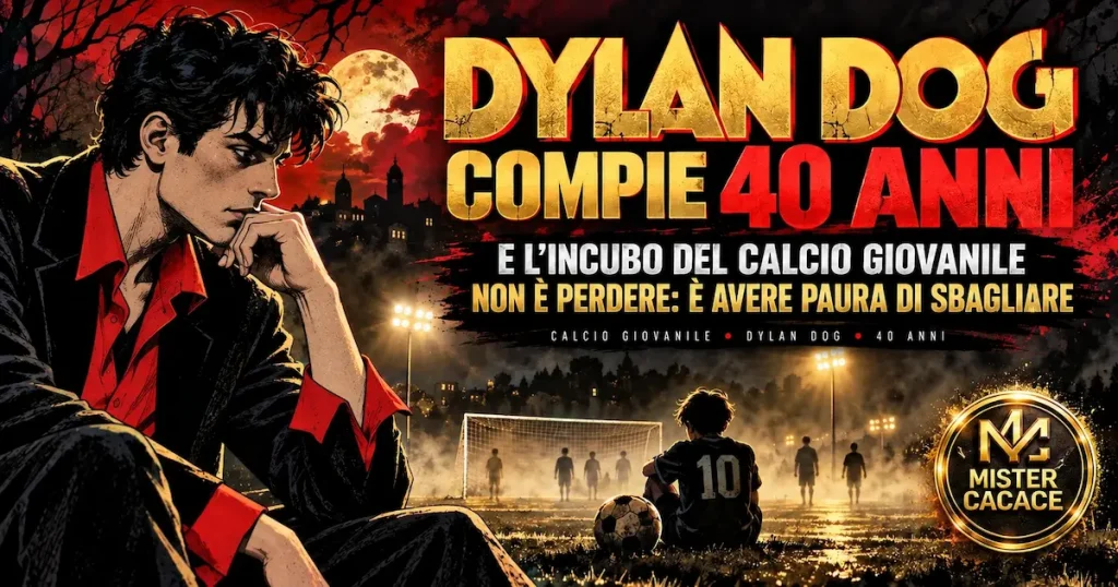 Dylan Dog e calcio giovanile: la paura di sbagliare come vero incubo