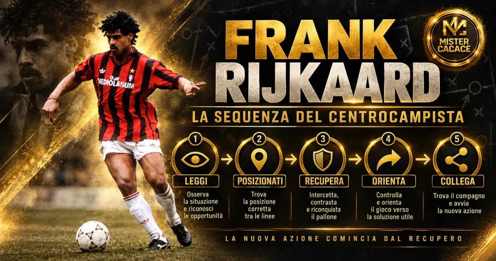 Frank Rijkaard: leggi, posizionati, recupera, orienta e collega