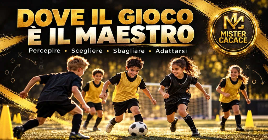 Il gioco come maestro nell'apprendimento dei bambini nella Scuola Calcio gratuita
