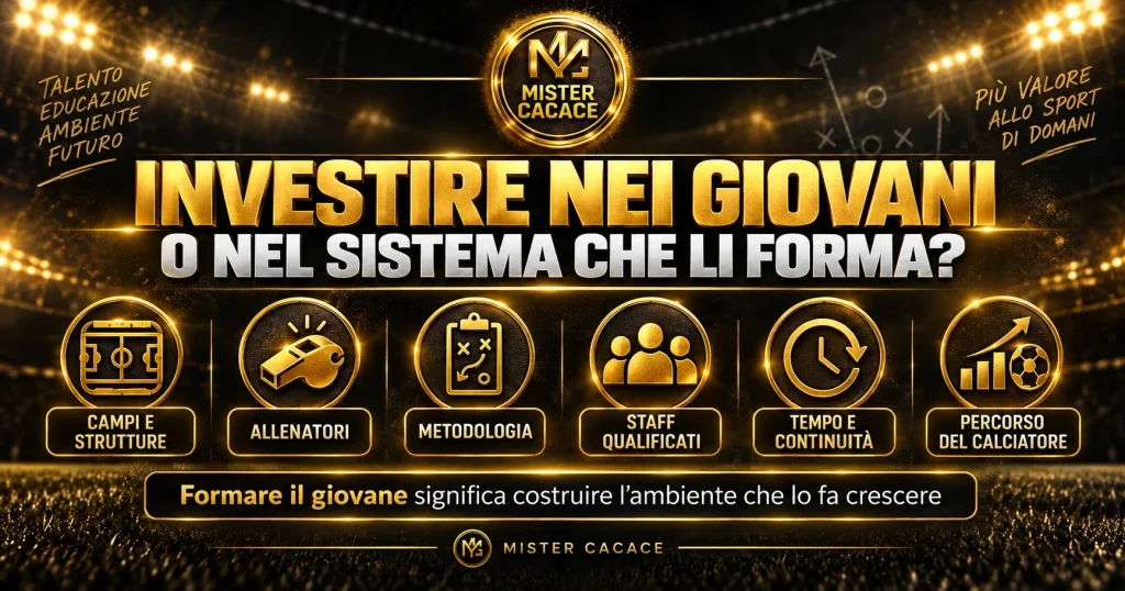 Investimenti nel calcio giovanile e sistema di formazione dei giovani calciatori