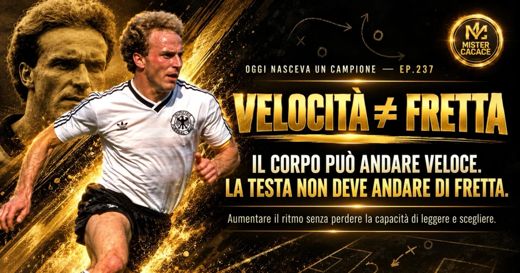 Karl-Heinz Rummenigge – velocità e lucidità senza fretta
