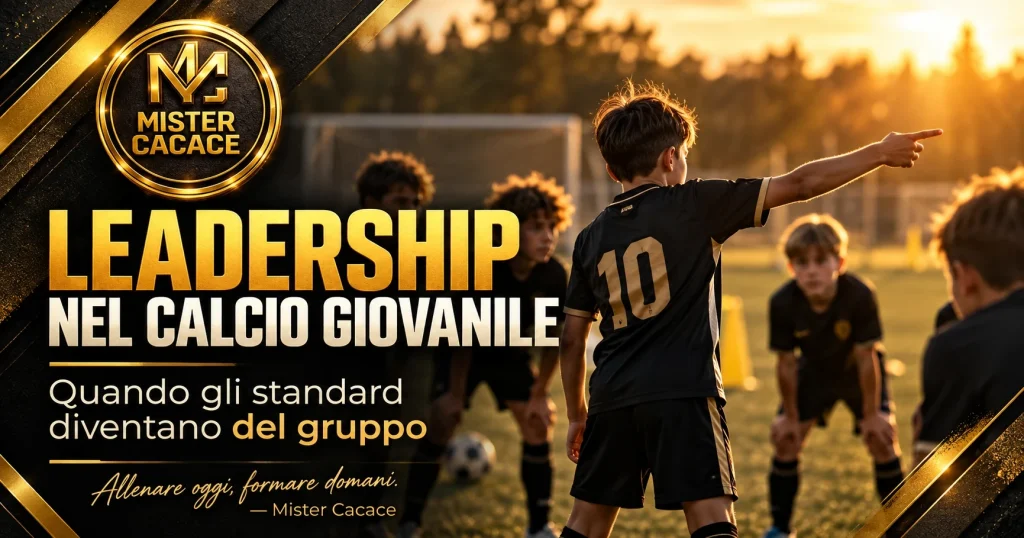 Leadership nel calcio giovanile e responsabilità dei giocatori