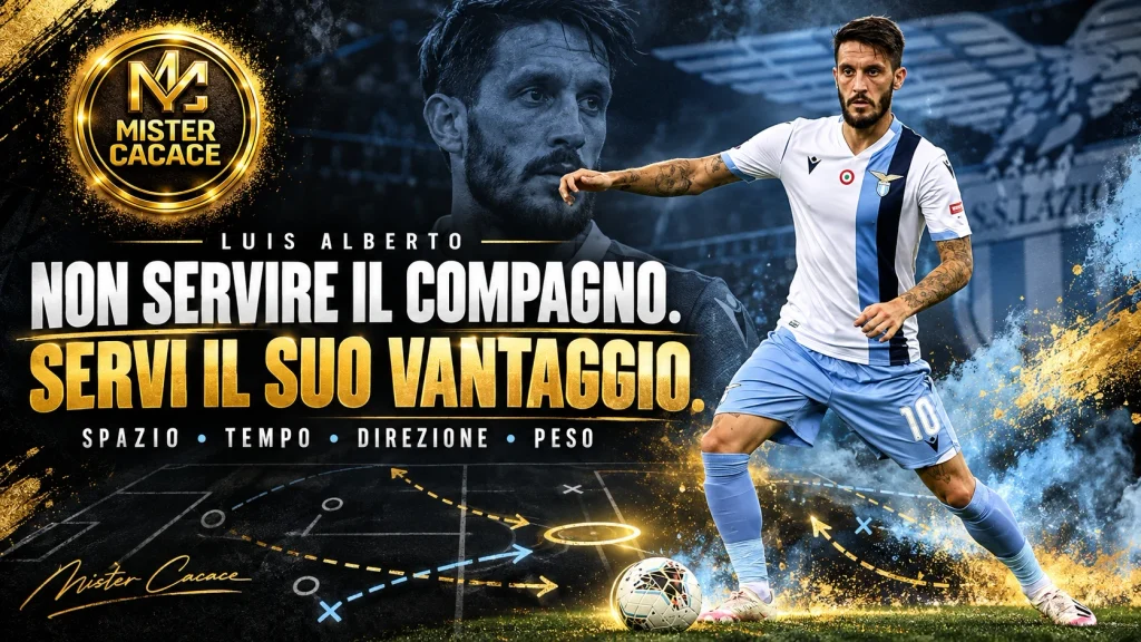 Luis Alberto: il passaggio non serve solo il compagno ma crea vantaggio