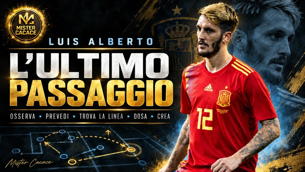 Luis Alberto e l'ultimo passaggio: percezione, lettura dello spazio e creazione del vantaggio
