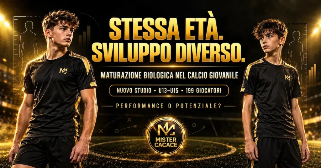 Maturazione biologica nel calcio giovanile: stessa età, sviluppo diverso