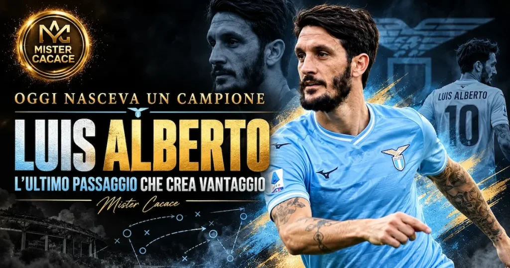 Luis Alberto e l'ultimo passaggio che crea vantaggio - Oggi Nasceva un Campione