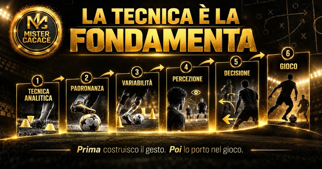 Tecnica analitica nel calcio giovanile come fondamenta dello sviluppo del giocatore