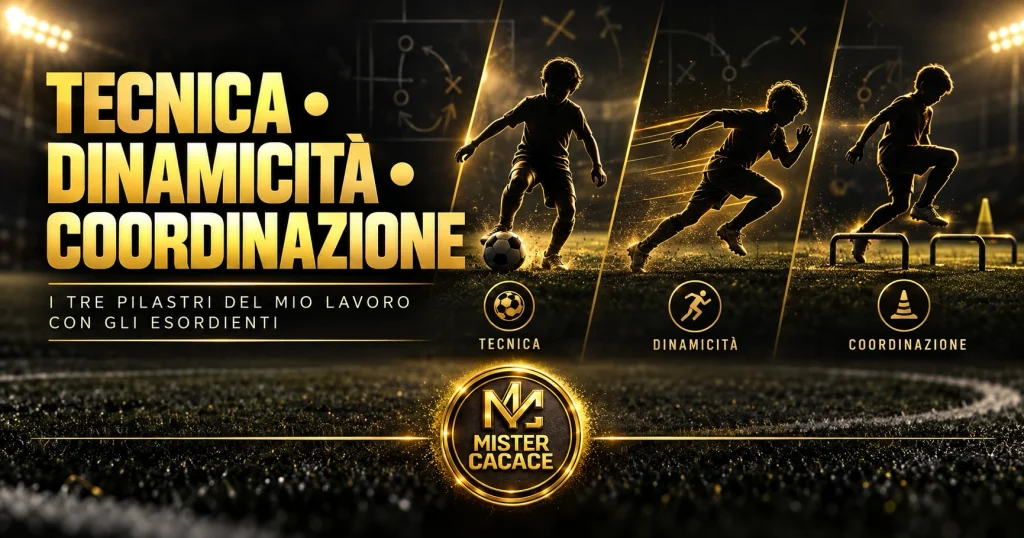 Allenamento Esordienti U12 U13 basato su tecnica dinamicità e coordinazione