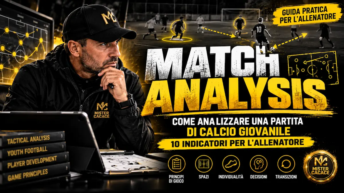 Come analizzare una partita di calcio giovanile: 10 indicatori per l’allenatore