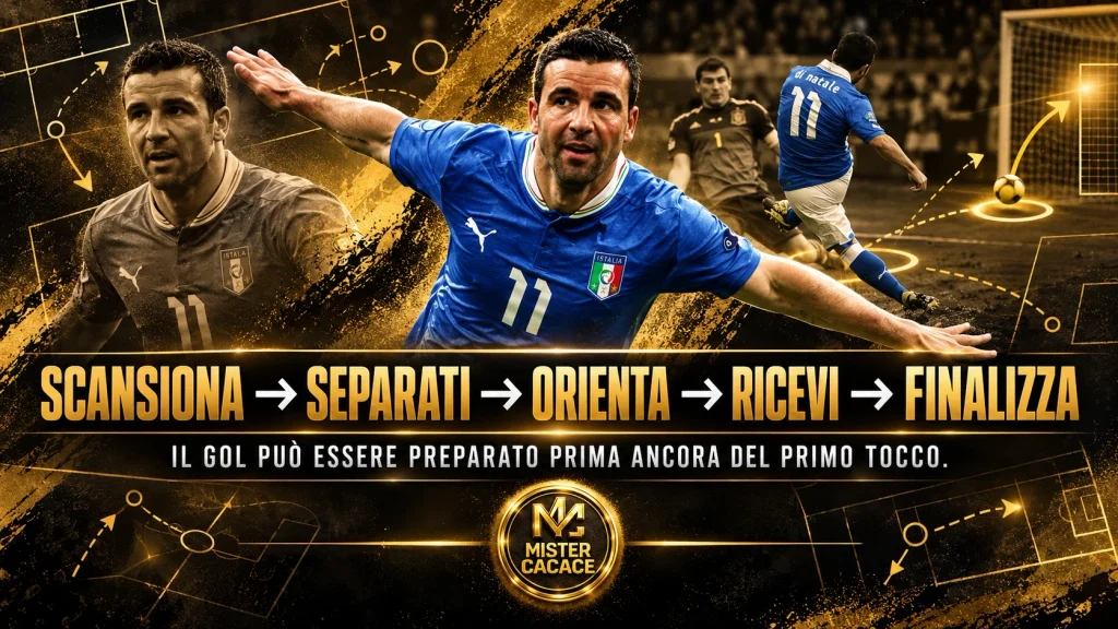Antonio Di Natale e lo smarcamento: dalla scansione alla finalizzazione