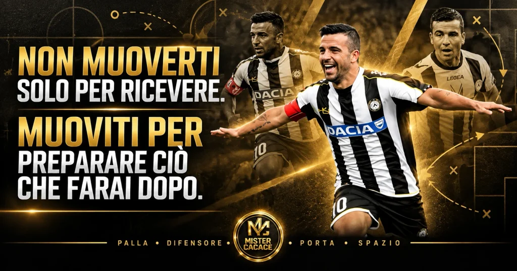 Antonio Di Natale e lo smarcamento: leggere lo spazio prima della ricezione