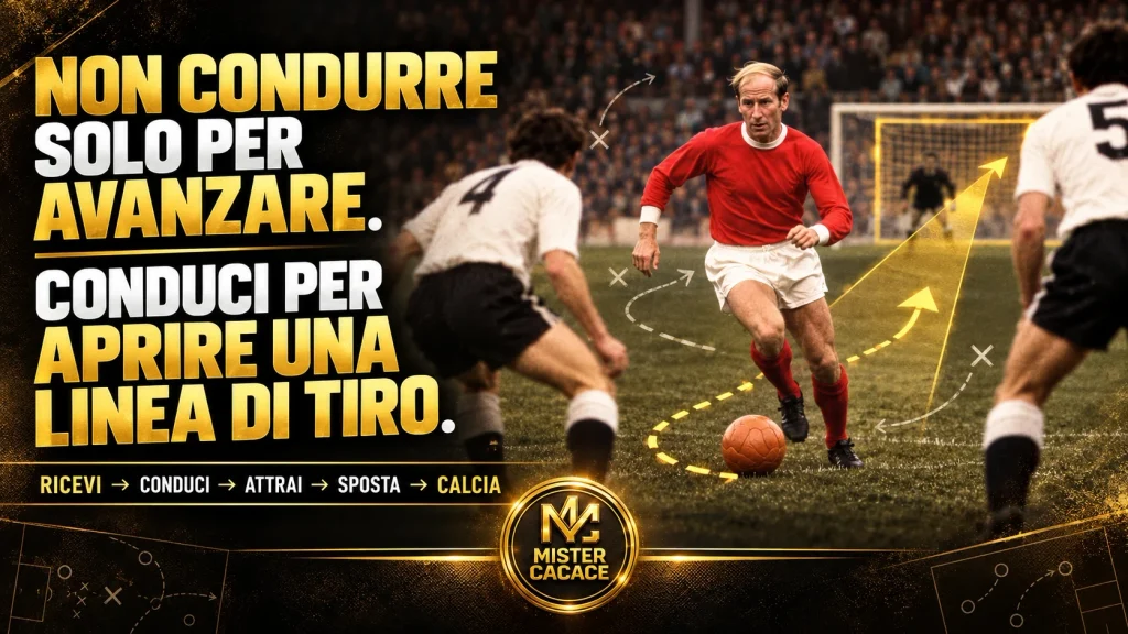 Bobby Charlton e il tiro: conduzione per creare la finestra di conclusione