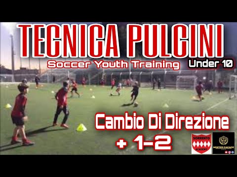 Cambio di direzione e uno-due, video originale Mister Cacace Pulcini U10 U11