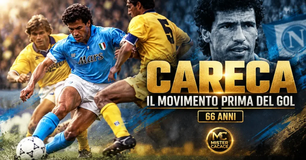 Careca e il movimento dell’attaccante prima del gol