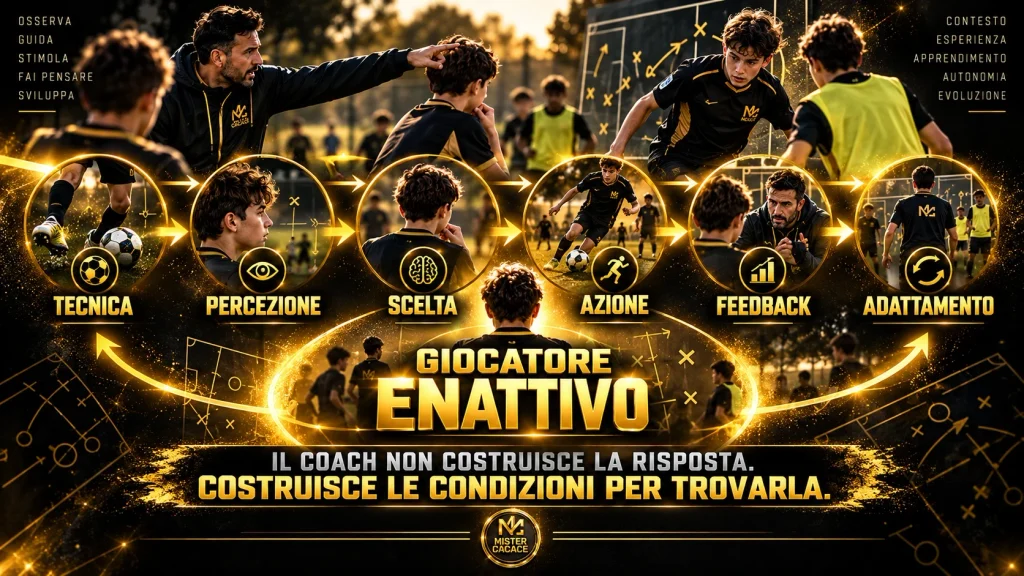 Coaching nel settore giovanile e sviluppo del giocatore enattivo attraverso percezione, scelta e adattamento