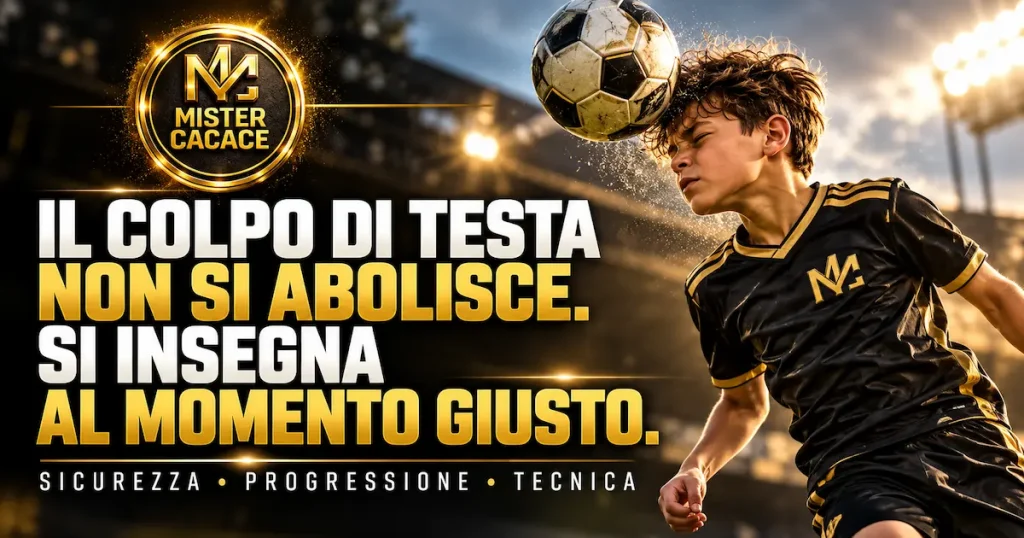 Colpo di testa nel calcio giovanile: insegnarlo al momento giusto