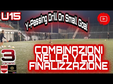 Combinazioni nella Y e finalizzazione, video originale Mister Cacace U14 U15