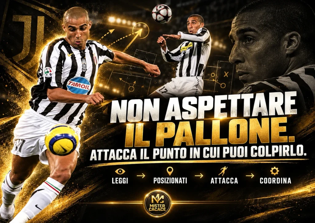 David Trezeguet e la finalizzazione: attaccare la traiettoria del pallone