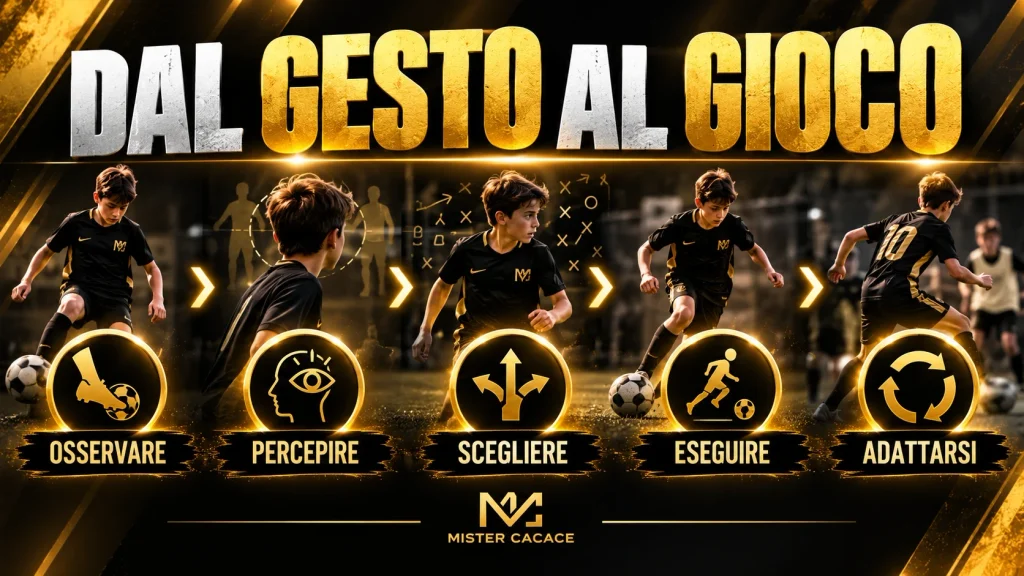 Esordienti U12 U13 dal gesto tecnico alla percezione decisione ed esecuzione nel gioco