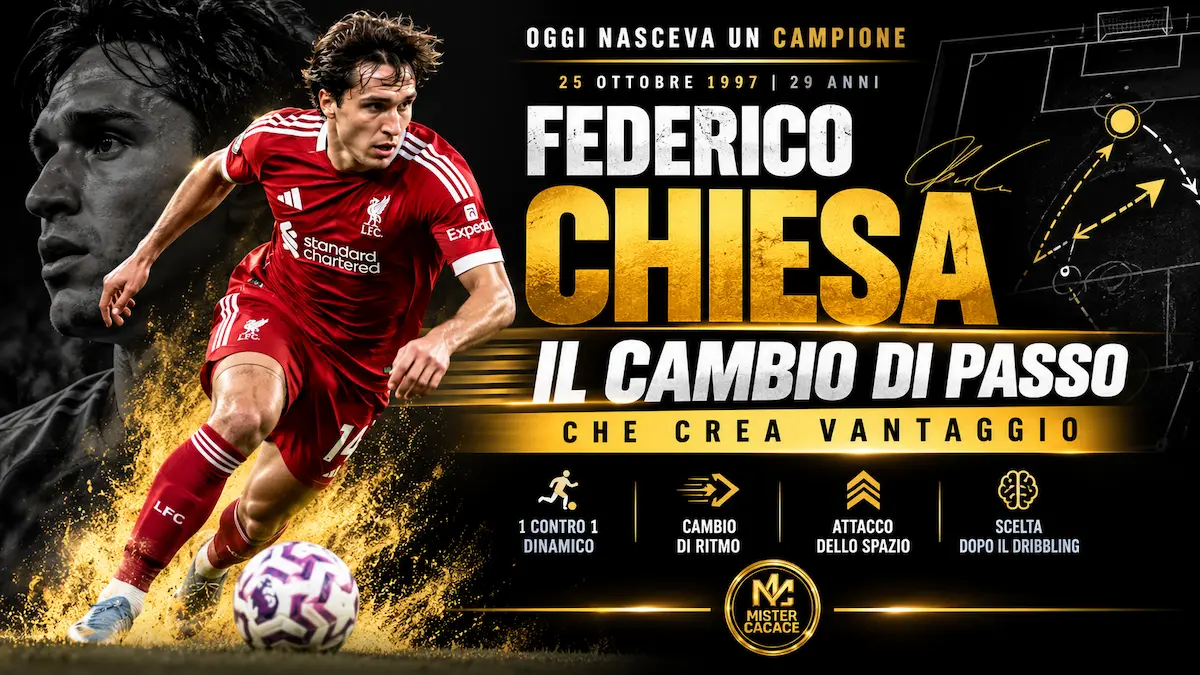 OGGI NASCEVA UN CAMPIONE | FEDERICO CHIESA E L’1 CONTRO 1: IL CAMBIO DI PASSO CHE CREA VANTAGGIO