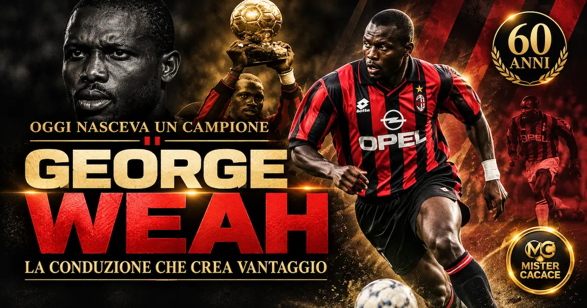 George Weah e la conduzione che crea vantaggio