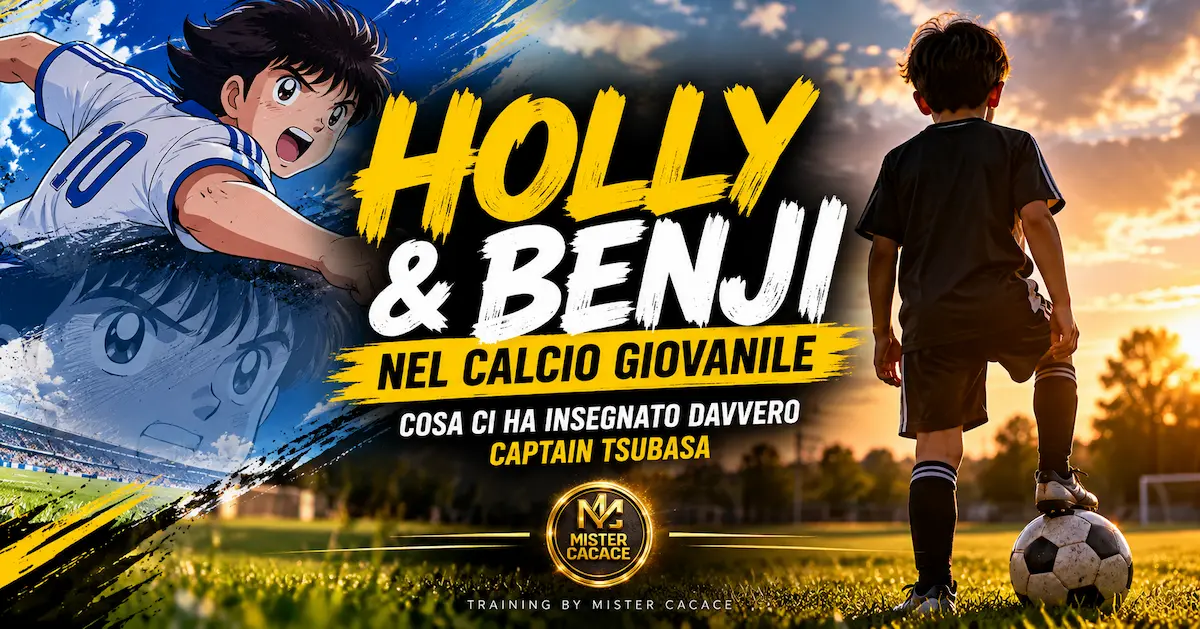 Holly e Benji nel calcio giovanile tra tecnica creatività e passione