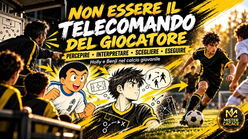 Holly e Benji nel calcio giovanile percezione decisione ed esecuzione