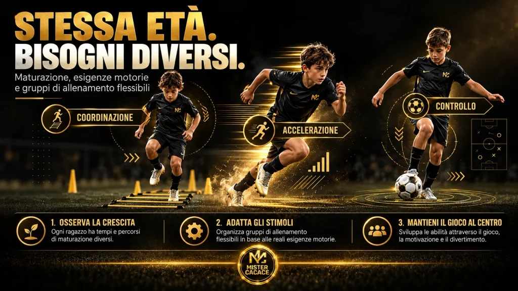 Studi calcio giovanile e individualizzazione dell'allenamento nei giovani calciatori.