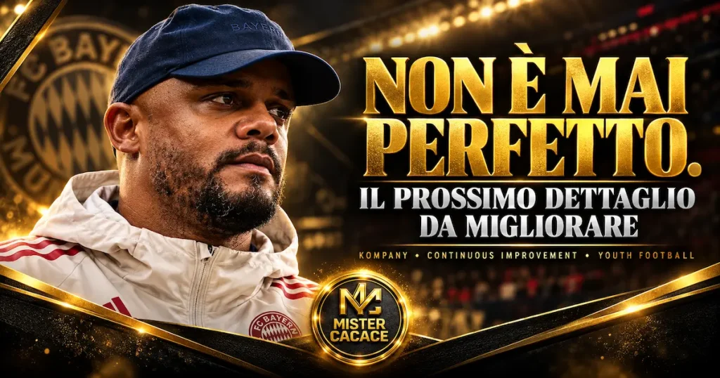 Vincent Kompany e il miglioramento continuo nel calcio giovanile
