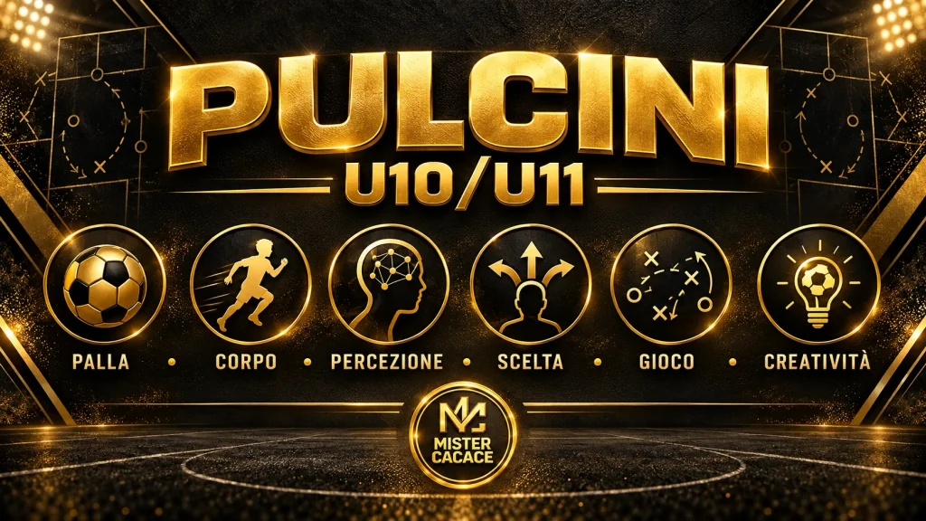 Libri per allenare i Pulcini U10 U11 tra tecnica, coordinazione, percezione, decisione, gioco e creatività