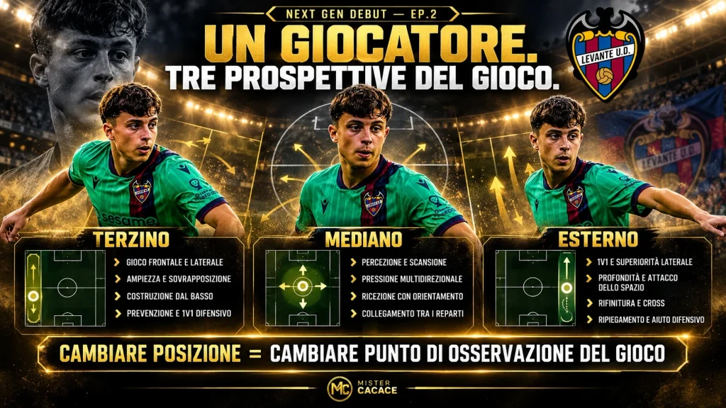 Marc Santos tra terzino mediano ed esterno nel percorso al Levante UD