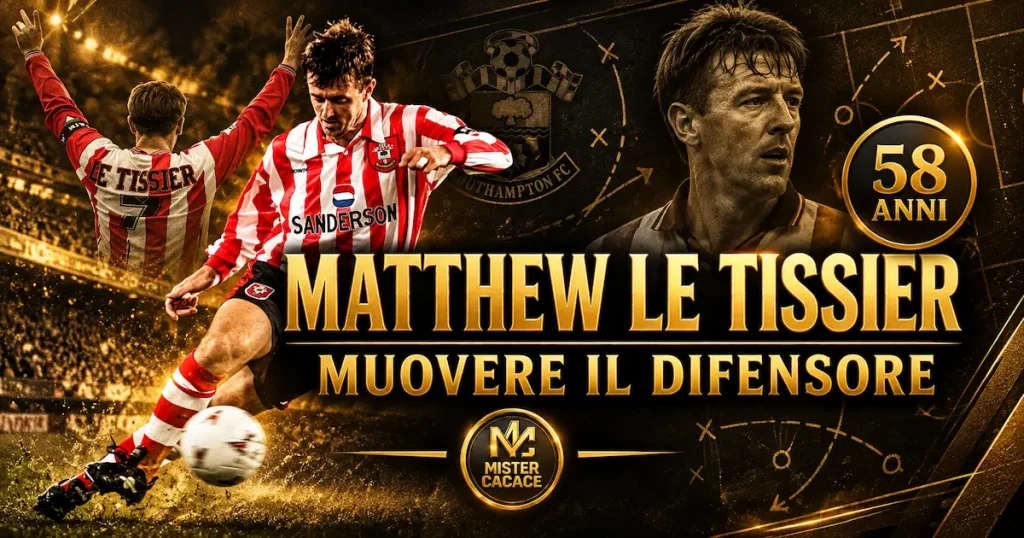 Matthew Le Tissier e il dribbling: muovere il difensore per creare vantaggio