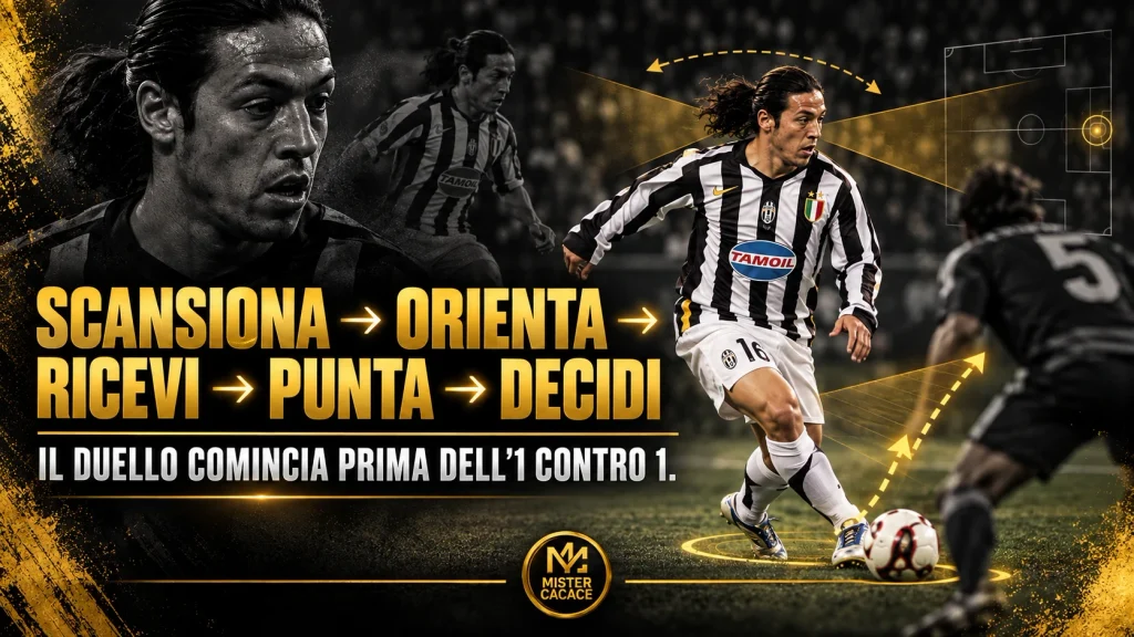 Mauro Camoranesi: sequenza della ricezione che prepara il duello