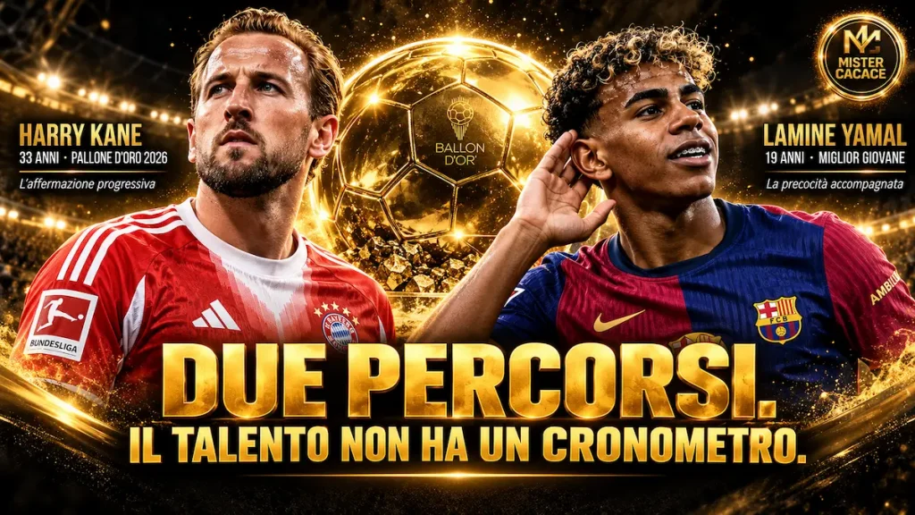 Pallone d'Oro 2026: Harry Kane e Lamine Yamal, due differenti percorsi di crescita calcistica