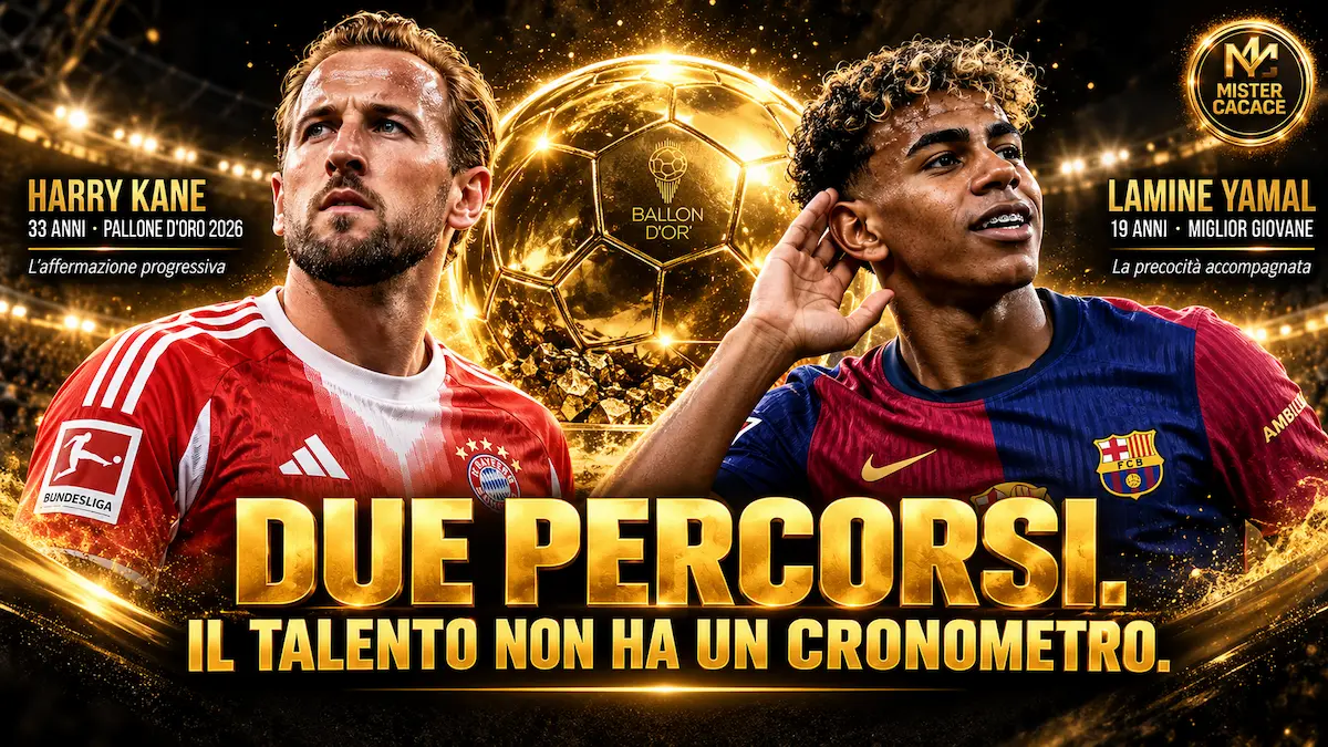 PALLONE D’ORO 2026: Harry Kane e Lamine Yamal, due percorsi di crescita