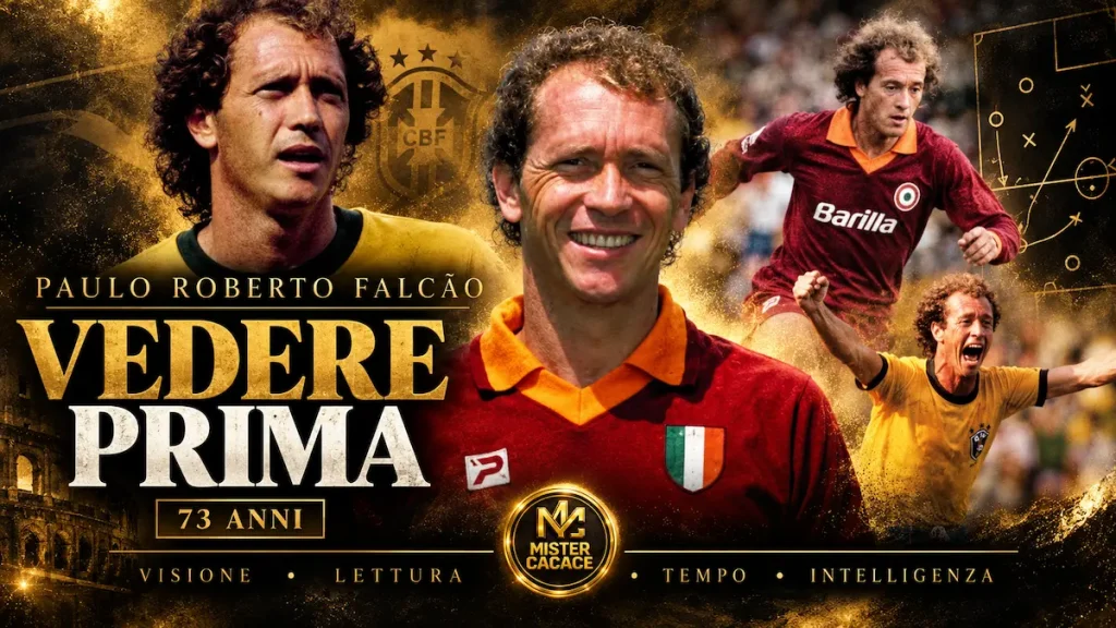 Paulo Roberto Falcão e la visione di gioco: vedere prima