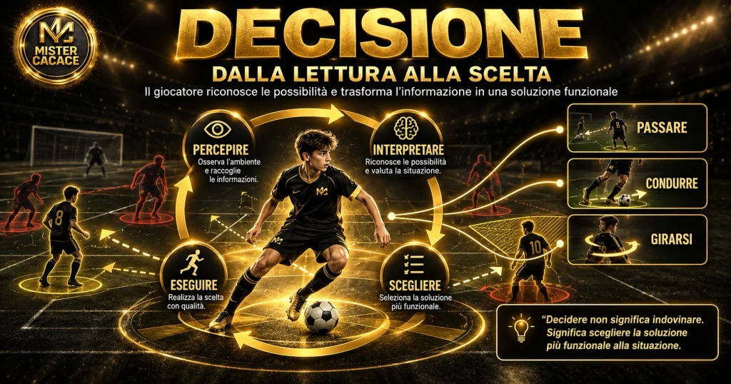 Ciclo percezione decisione esecuzione nel calcio giovanile