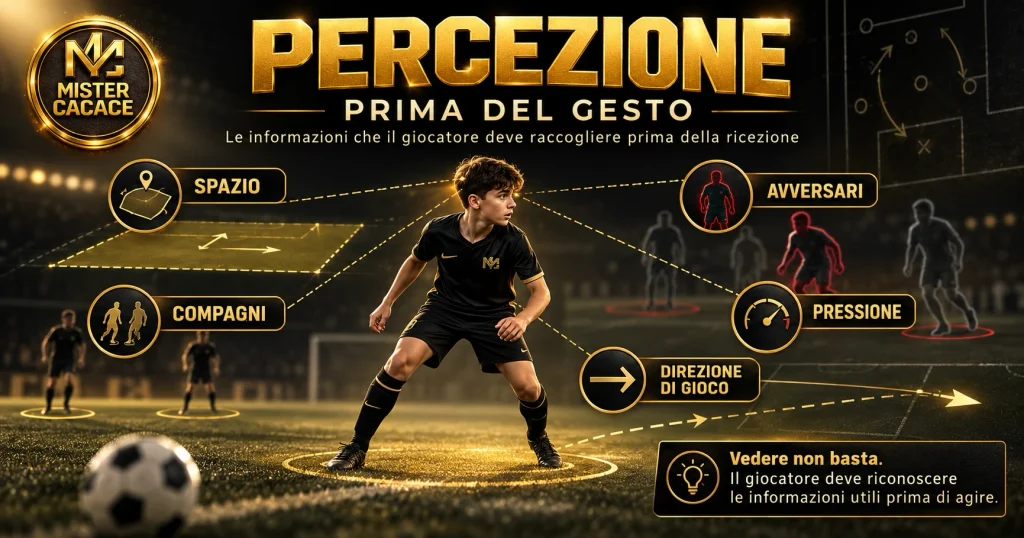 Percezione prima del gesto tecnico nel calcio giovanile