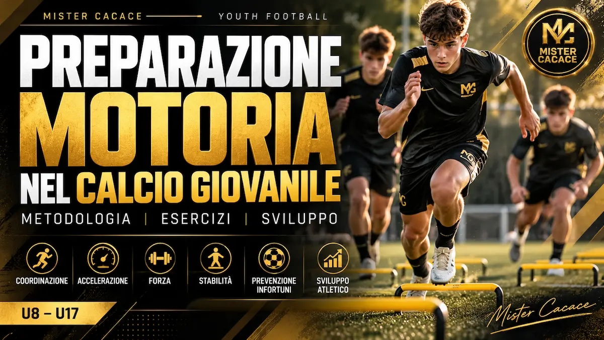 Metodologia ed esercizi per giovani calciatori - approfondimento Mister Cacace