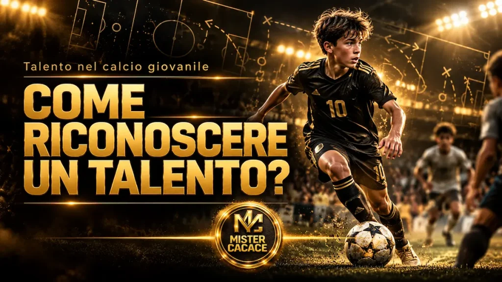 Come riconoscere un talento nel calcio giovanile: 10 segnali tecnici, cognitivi e motori.