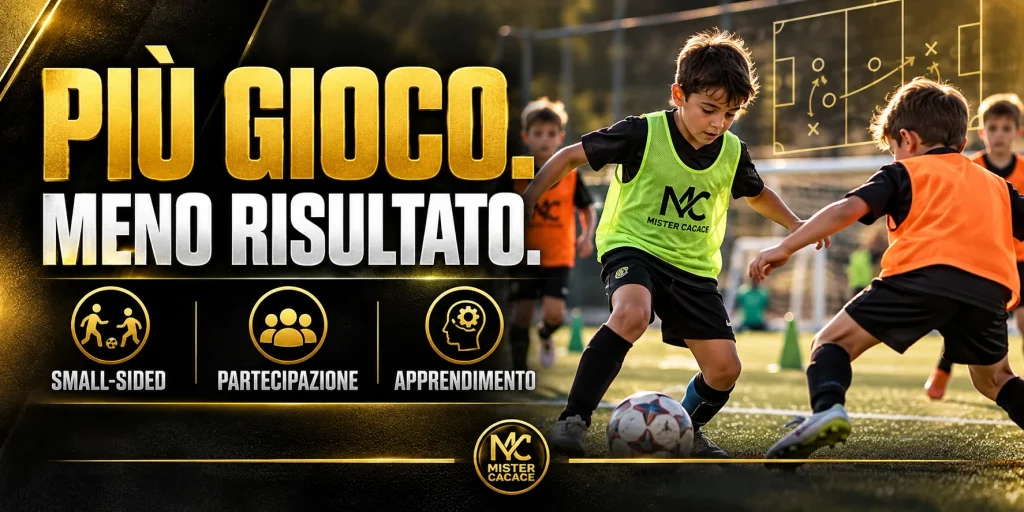 Small-sided games nella Scuola Calcio e Baby League per bambini dai 5 ai 12 anni