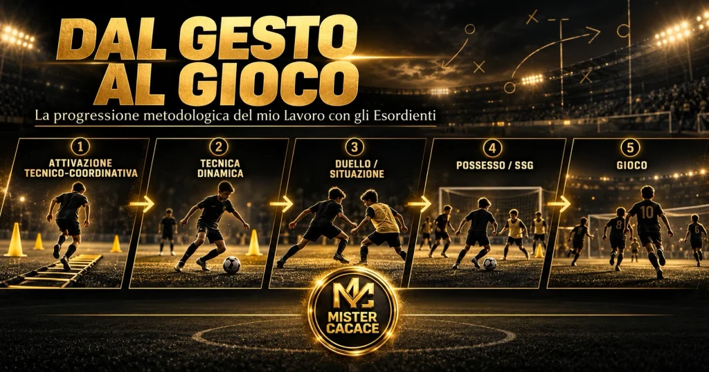 Struttura allenamento Esordienti U12 U13 dal gesto tecnico al gioco