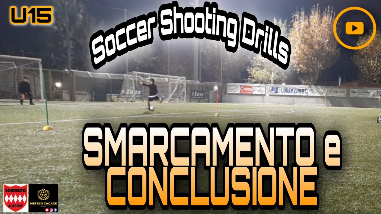 Smarcamento e conclusione U15 con ampiezza, controllo orientato e taglio alle spalle nel video originale di Mister Cacace
