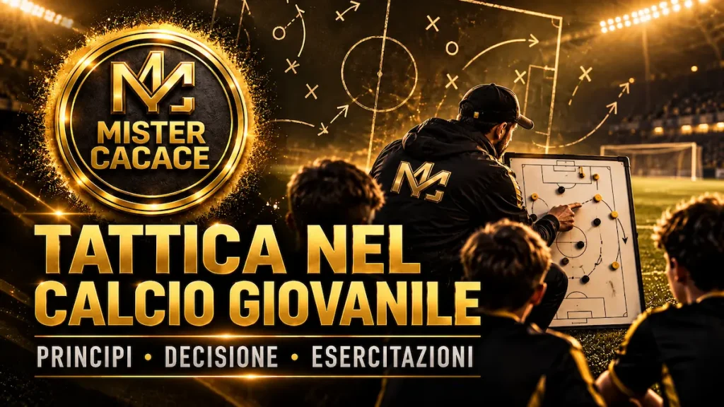 Tattica nel calcio giovanile: principi di gioco ed esercitazioni pratiche per allenatori U12-U15