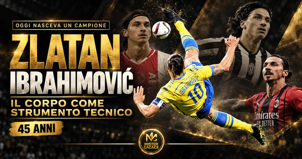Zlatan Ibrahimović e il corpo come strumento tecnico
