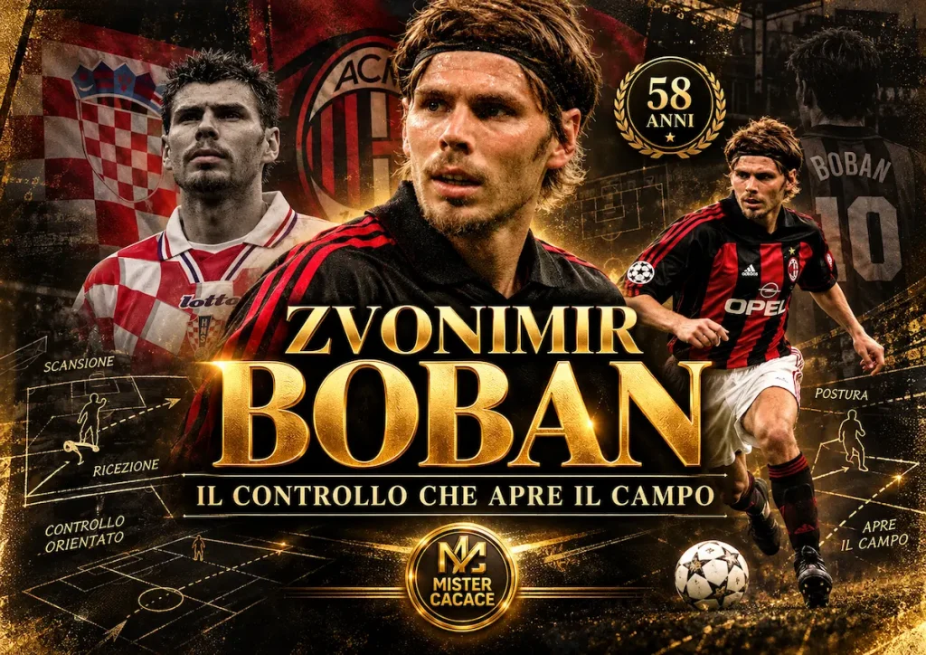 Zvonimir Boban e il controllo orientato per aprire il campo